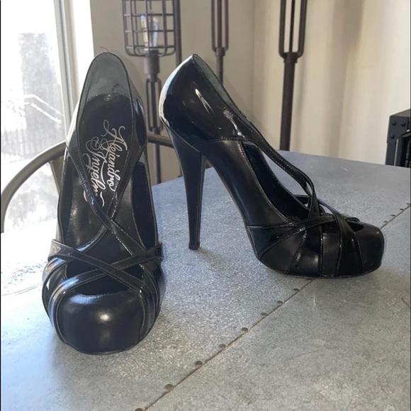 LAST CALL 9/11/22 - Alejandro Ingelmo Black Leather Fetish Heels - Picture 3 of 9